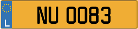Truck License Plate
